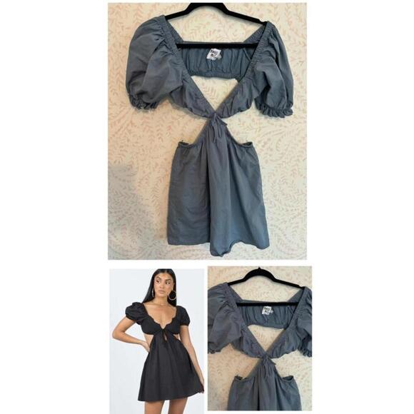 Chic Princess Polly Cut-Out Mini Dress - Picture 1 of 8